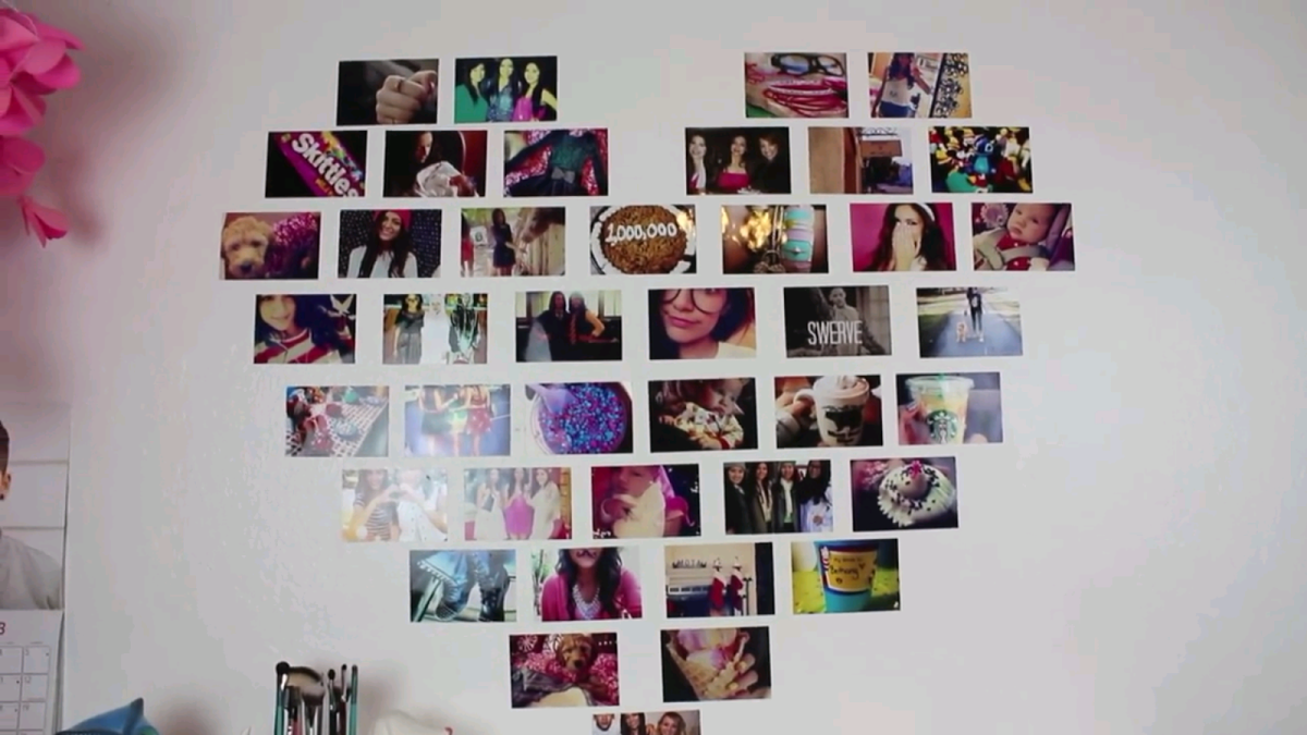 Сюрприз с фотографиями на стену