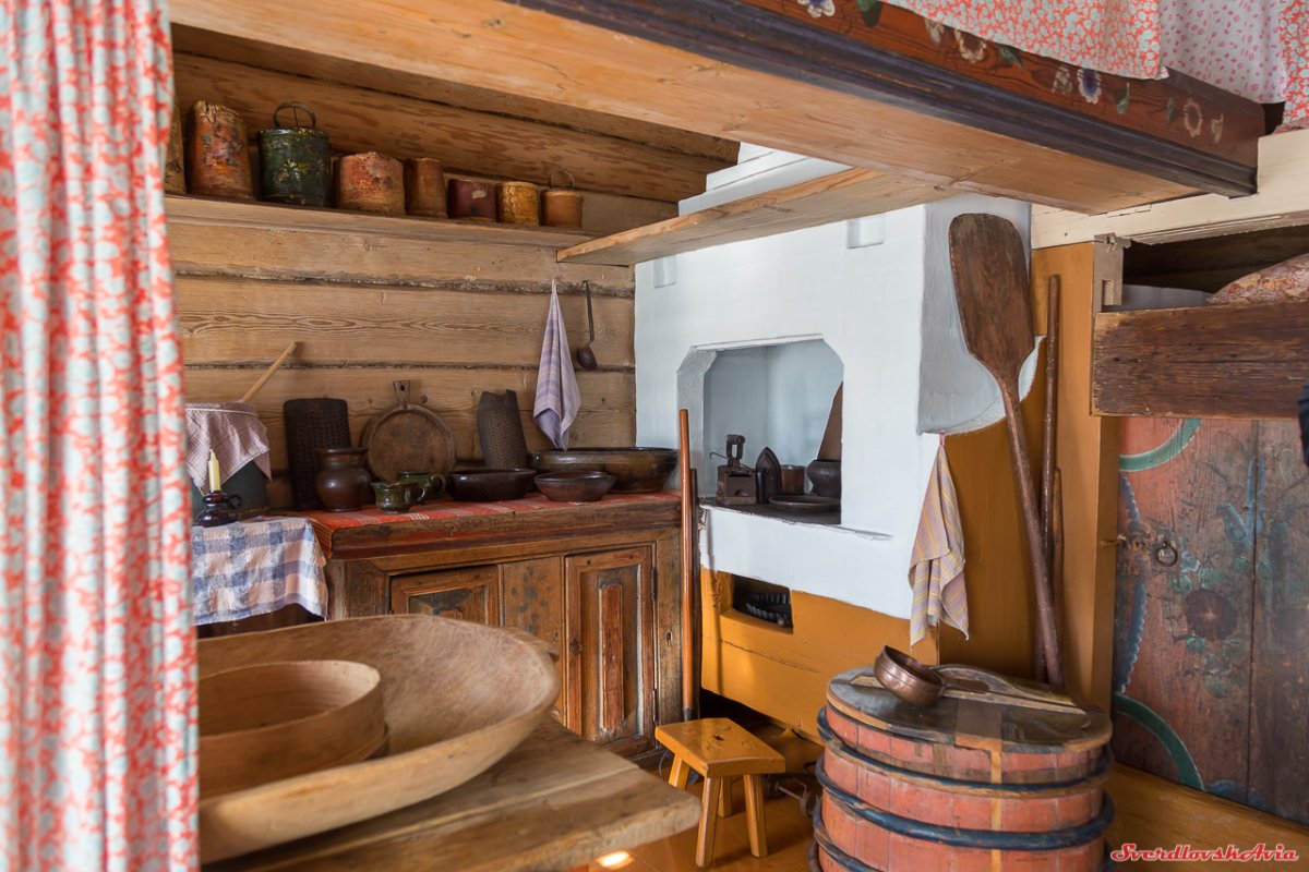 Карл Иванович Кольман интерьер русской избы