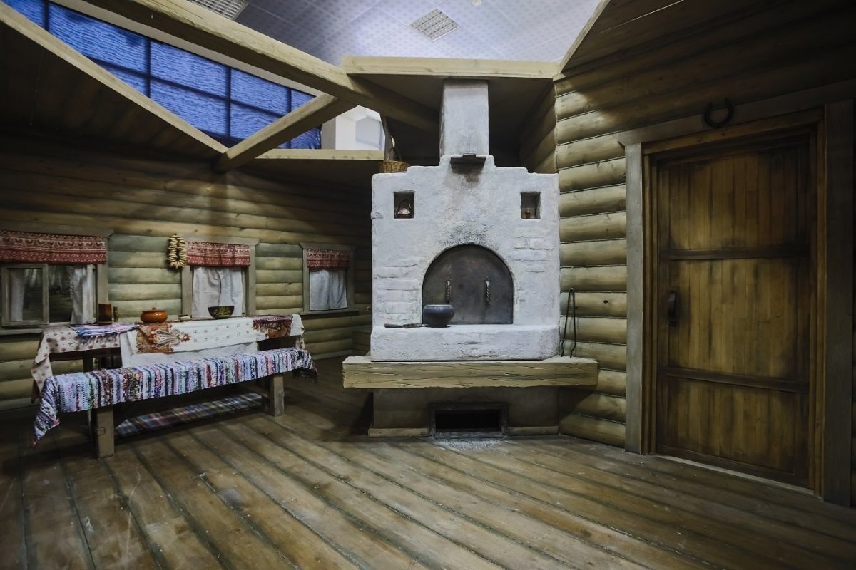 Печь в избе