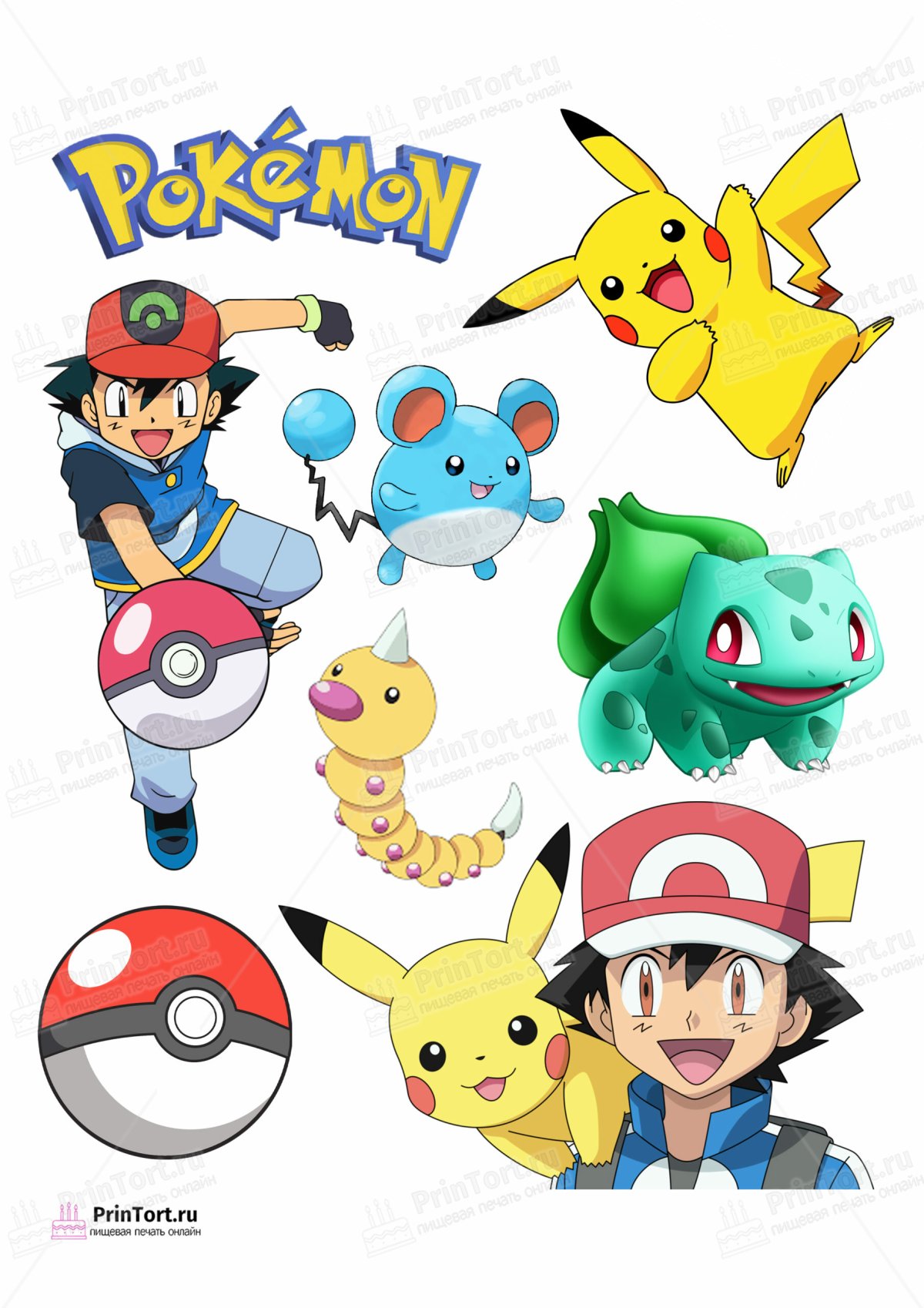 Покемоны топперы