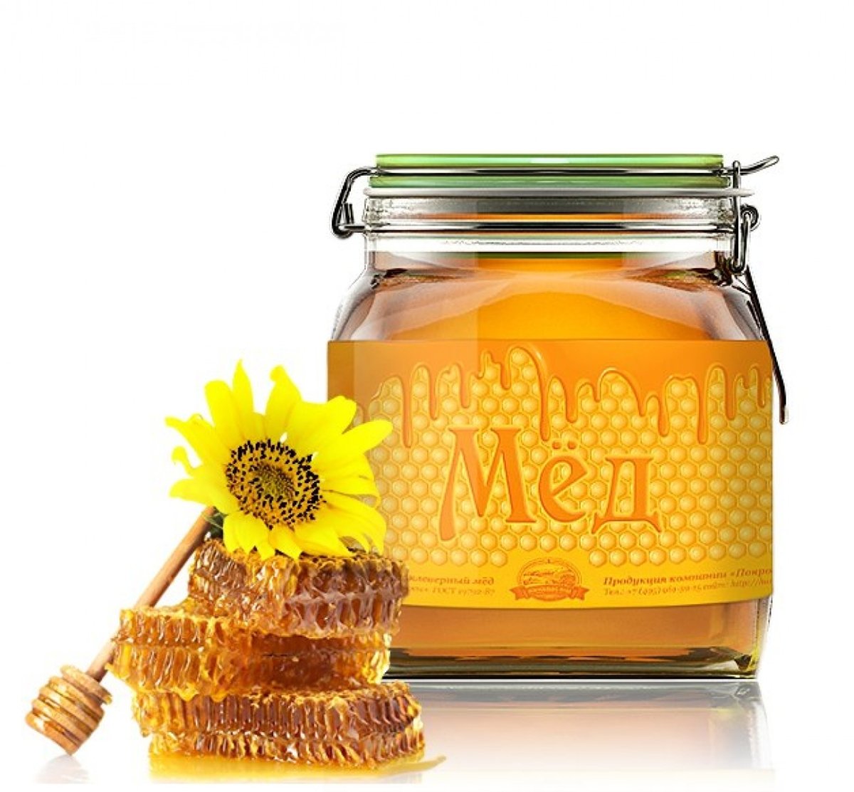 Мед надпись красивая