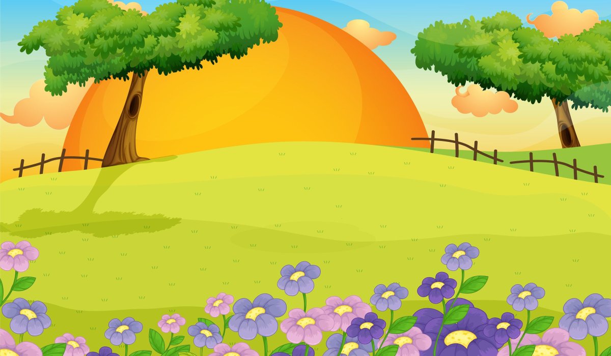 Поле картинка для детей на прозрачном фоне