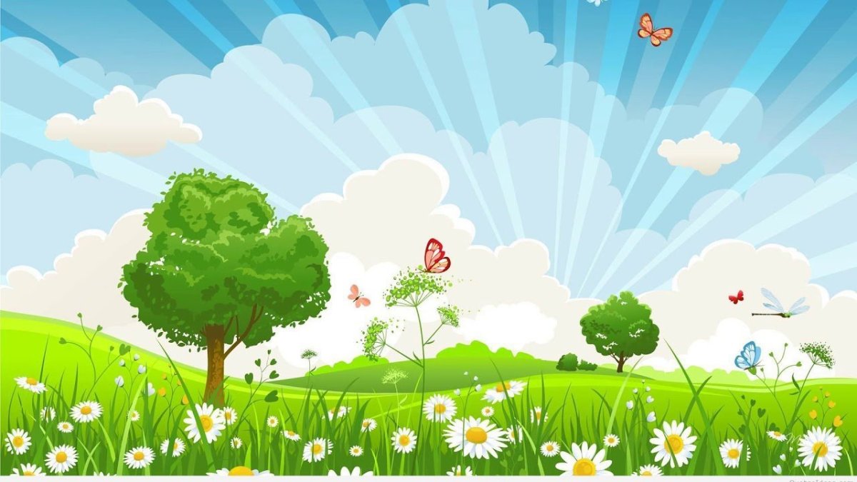 Мультяшный пейзаж