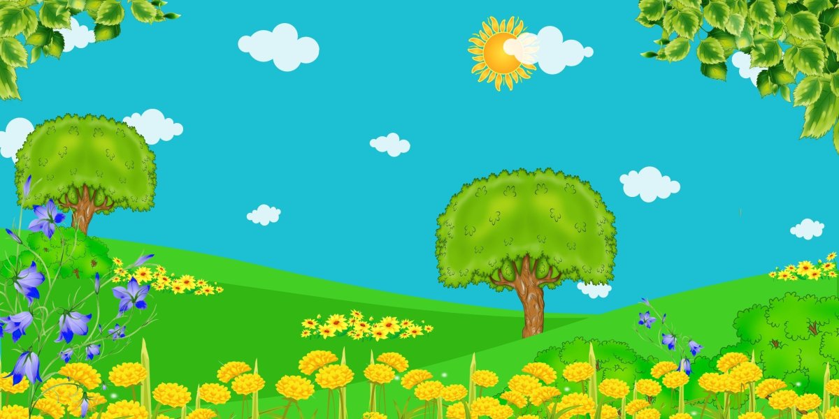 Поляна рисунок