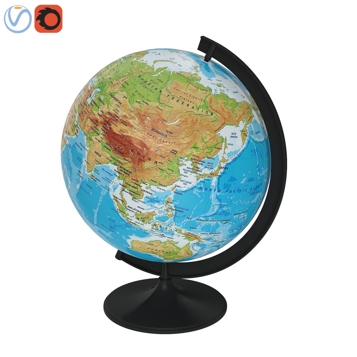 Globe 3d model