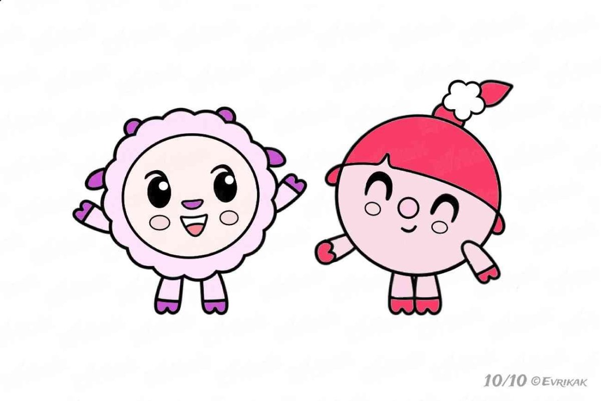 Крошик Малышарики нарисовать