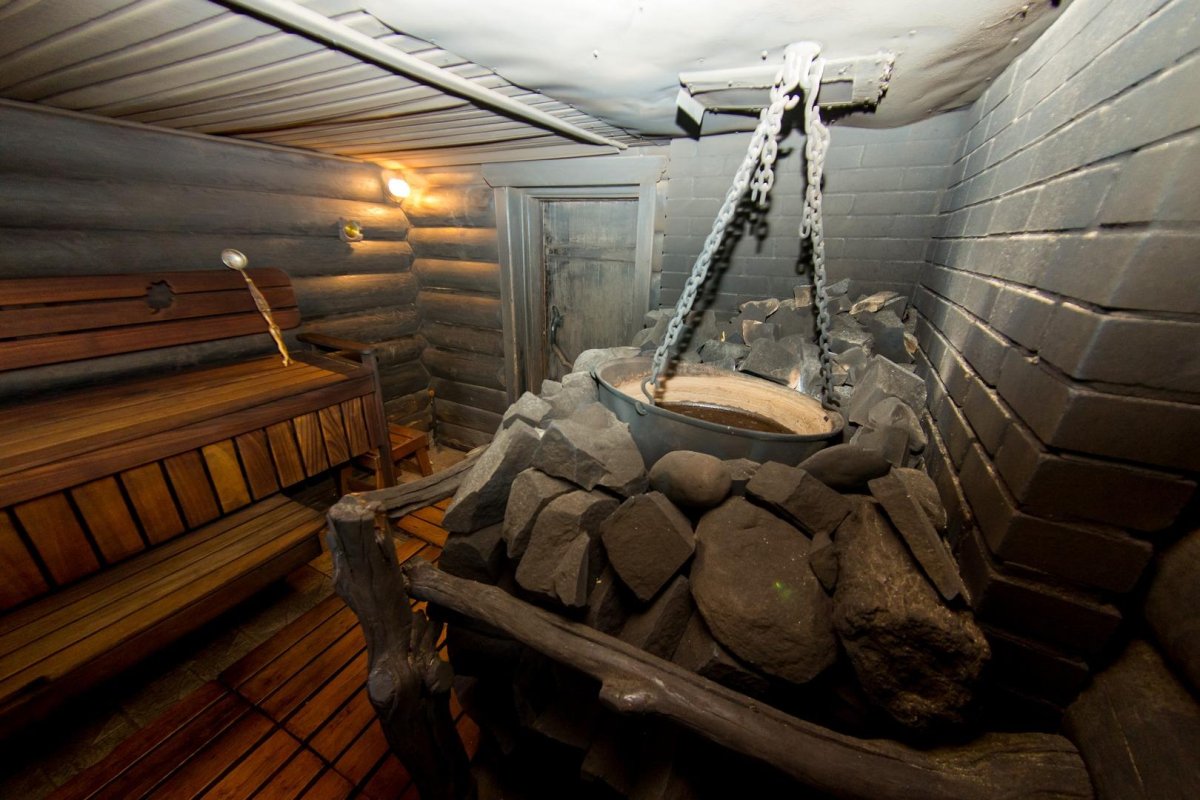 Печь для бани по черному