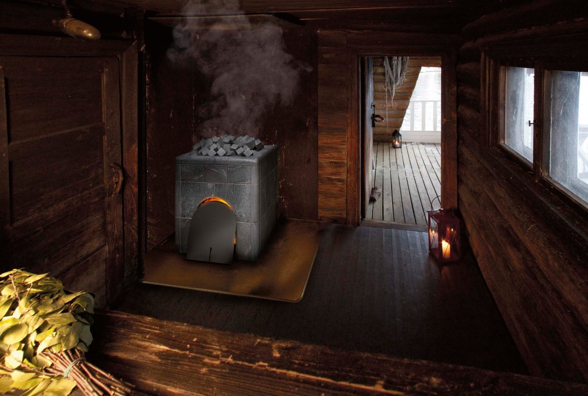 Русская баня по черному