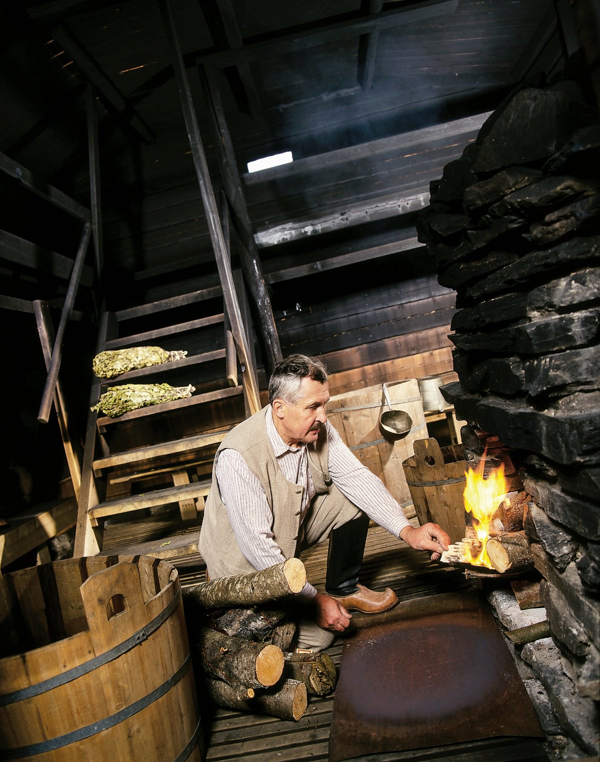 Банька с веником