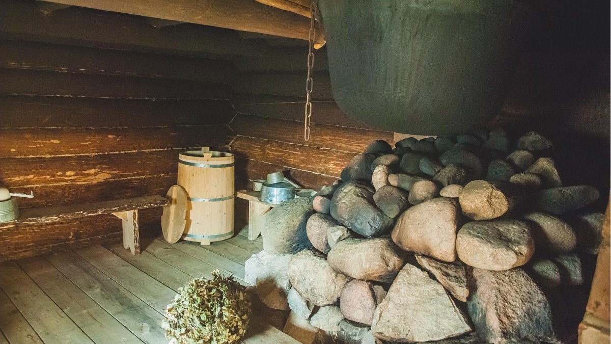 Камни для бани по серому