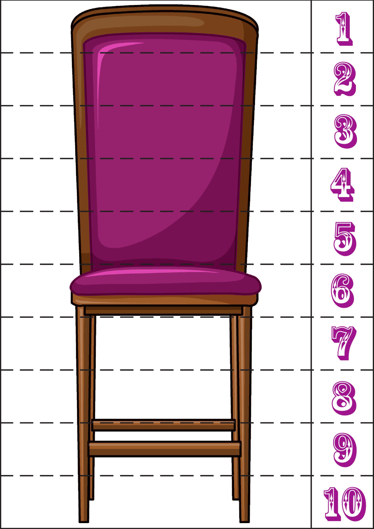 Математические пазлы мебель