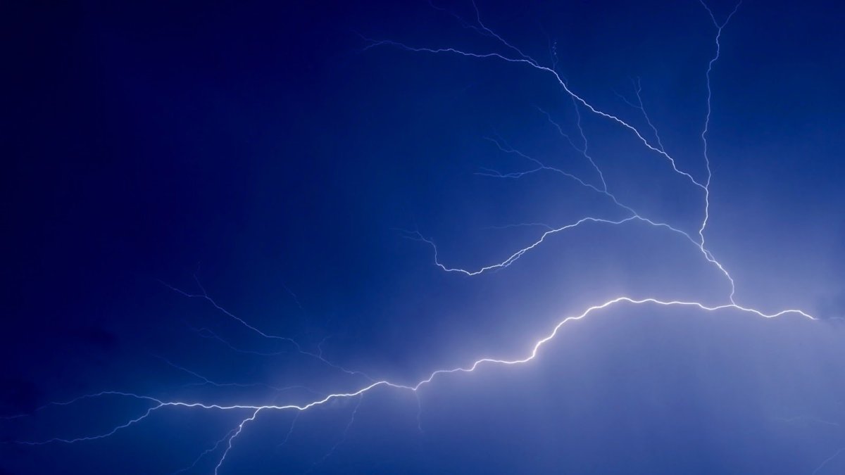 Красивая молния обои
