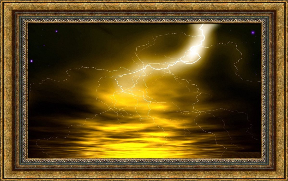 Фон молнии