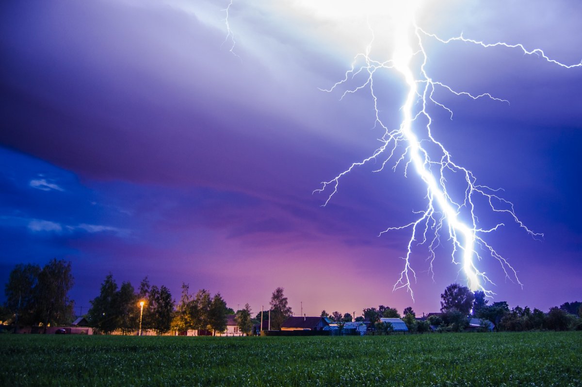 Разряд молнии