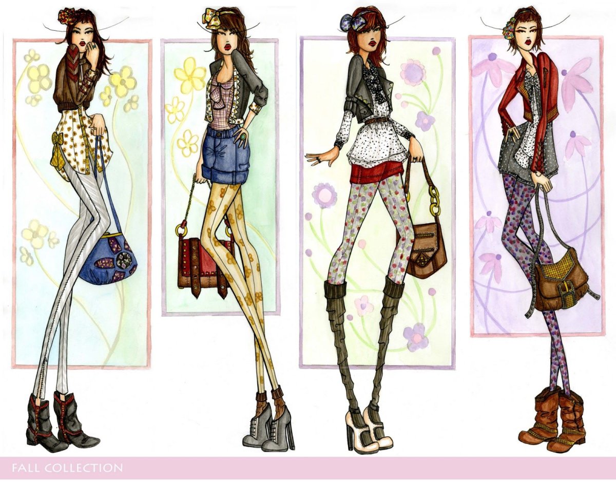 Эскизы моделей Hayden Williams