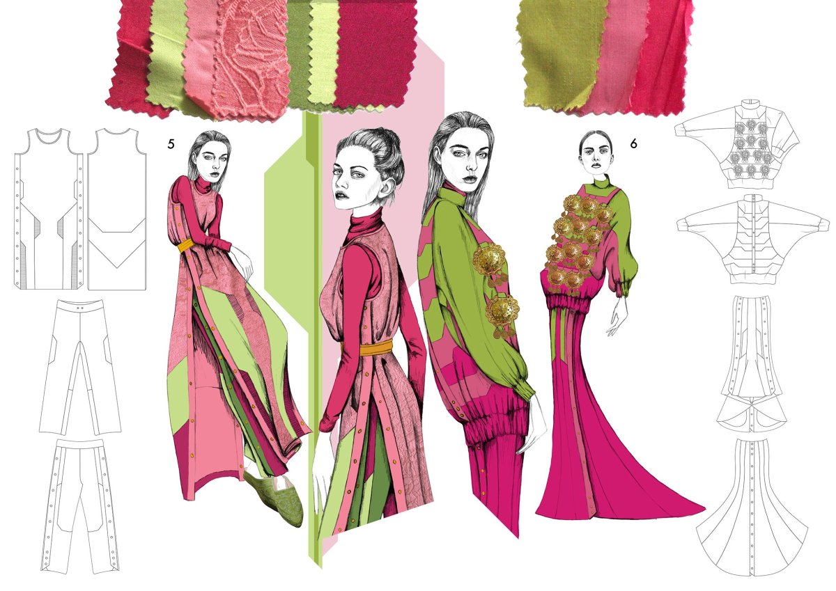 Рисование моделей современной одежды