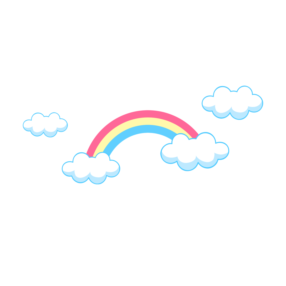 Разноцветное облако вектор