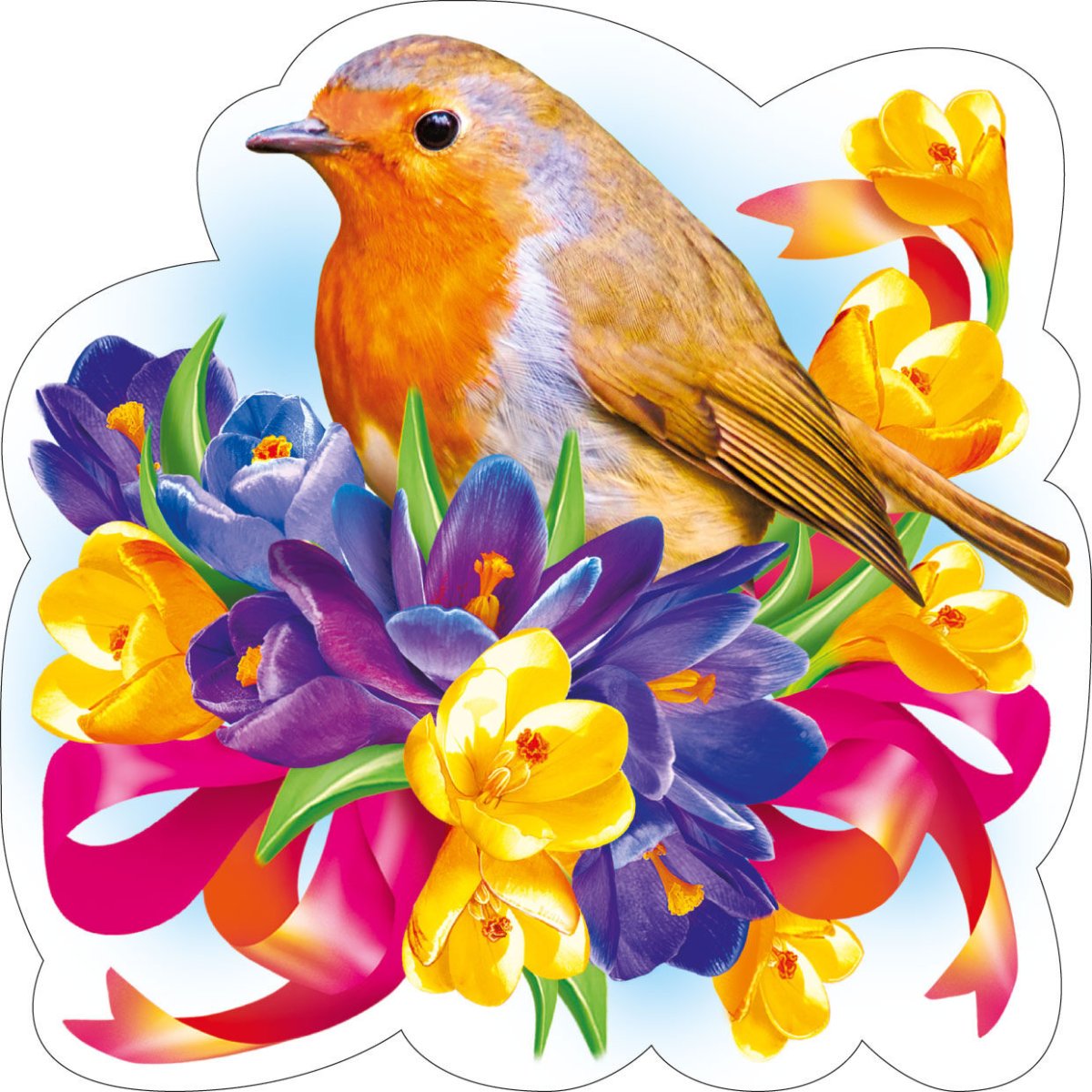 Птицы в весеннем лесу