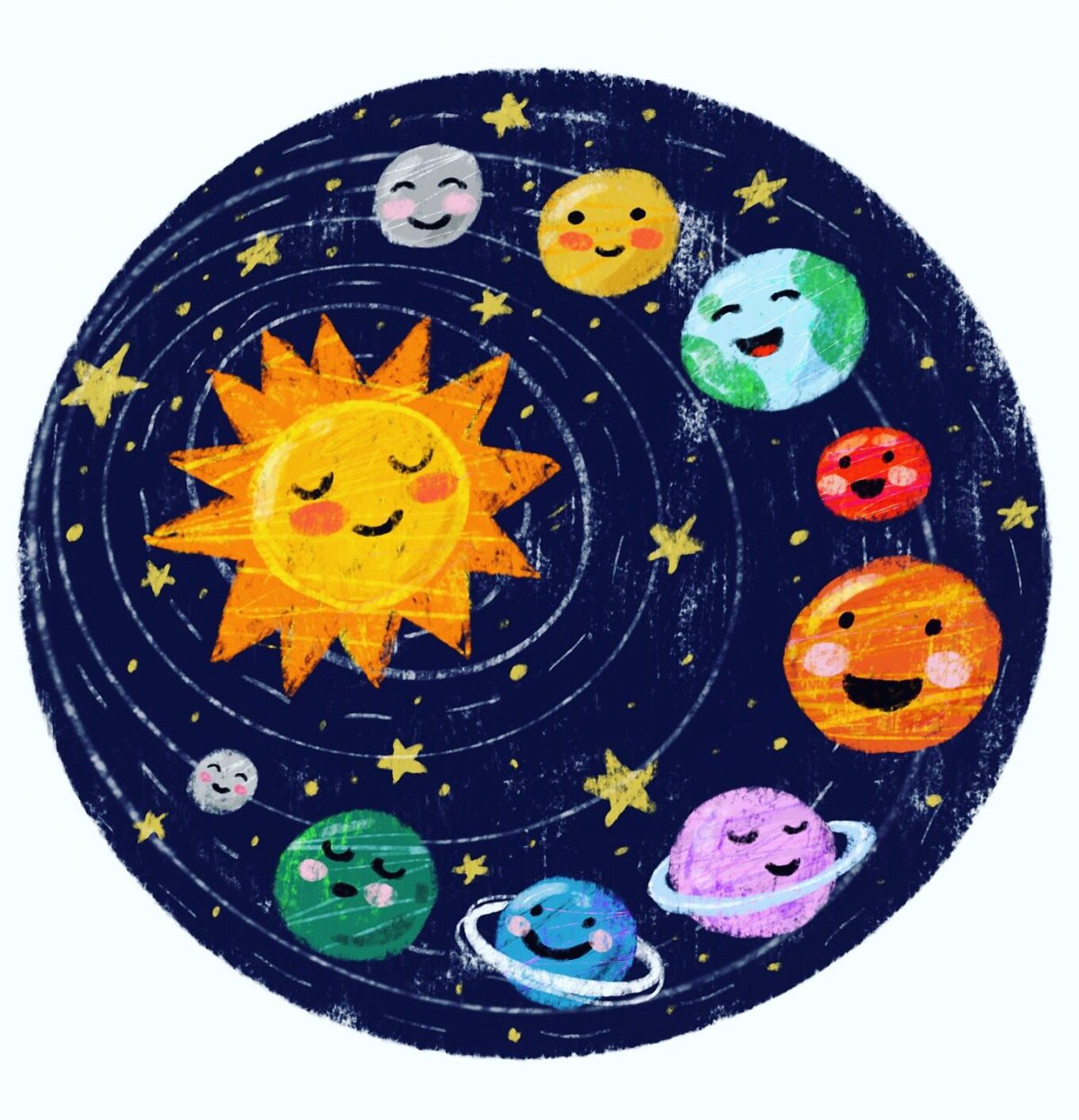 Фон космос земля для детей