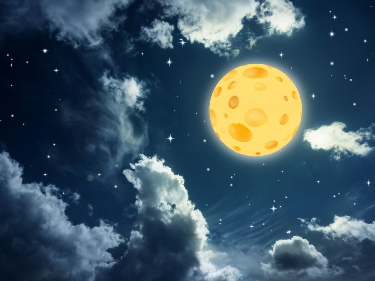 Поверхность Луны вектор