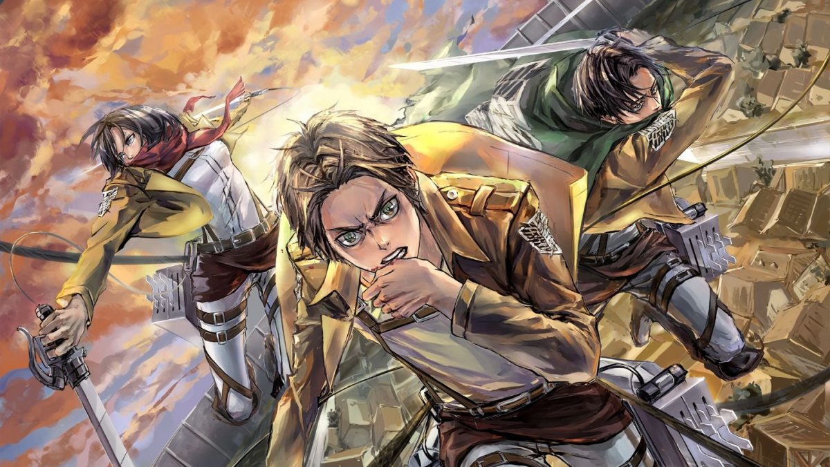 Ханджи Зое атака титанов