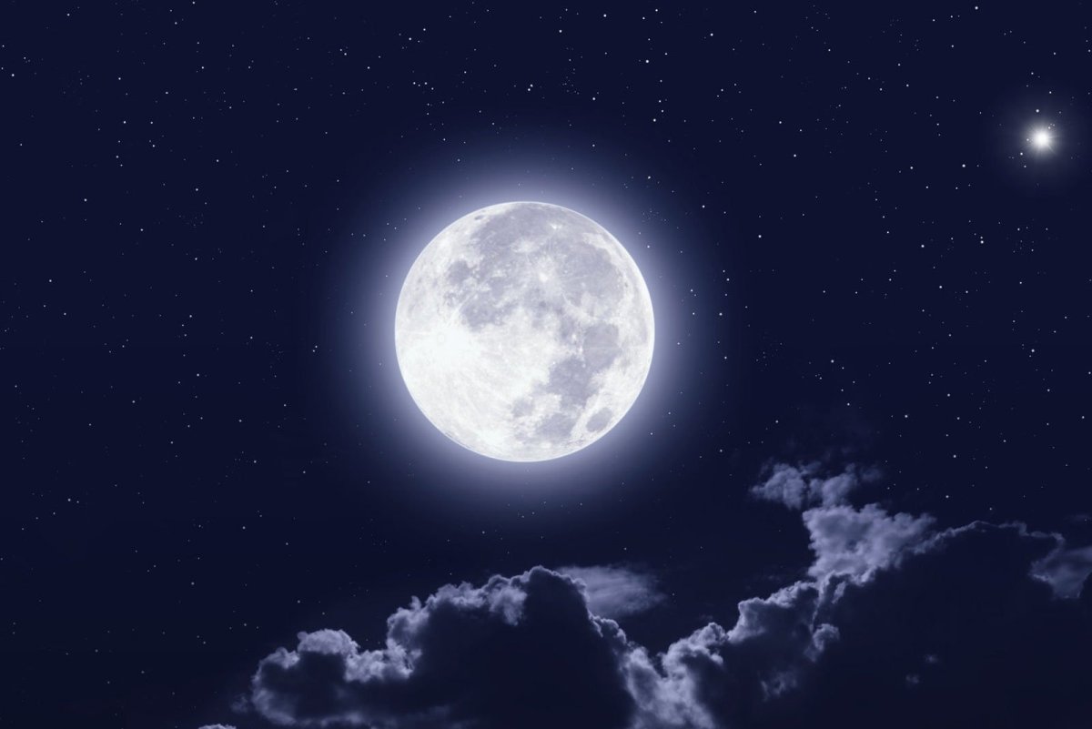 Космос Луна звезды