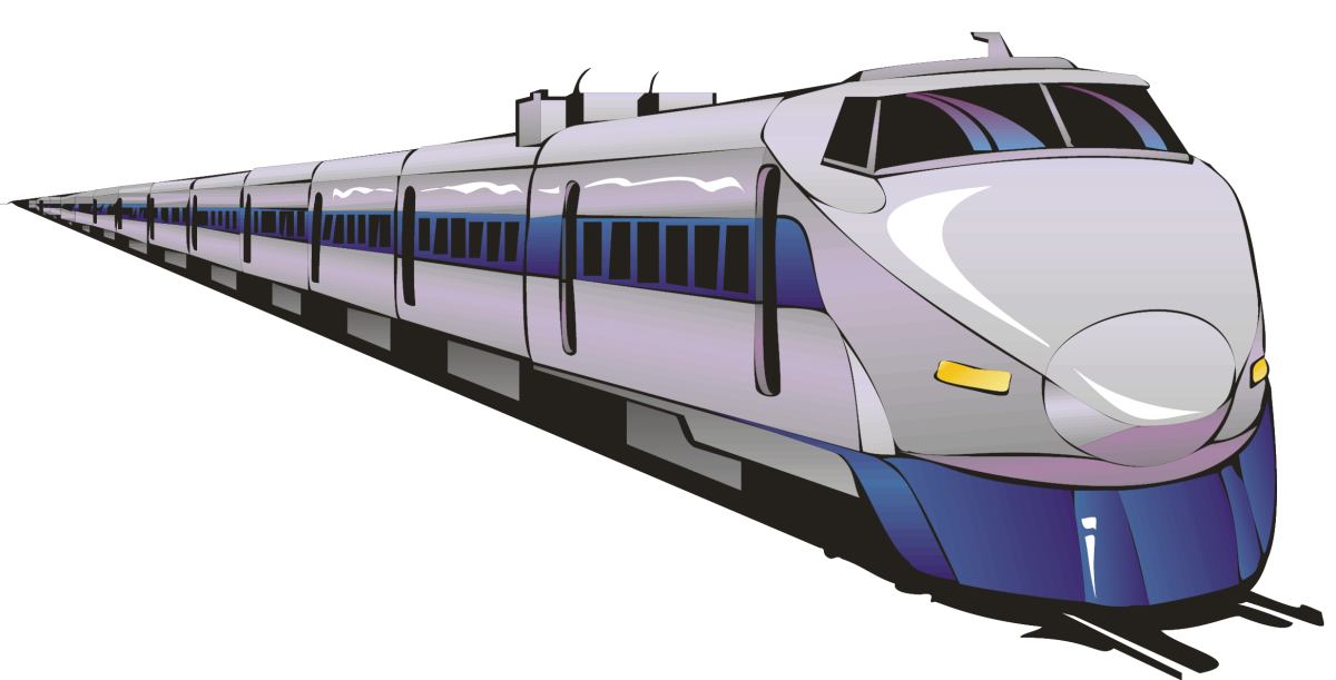 Поезд мультяшный без фона