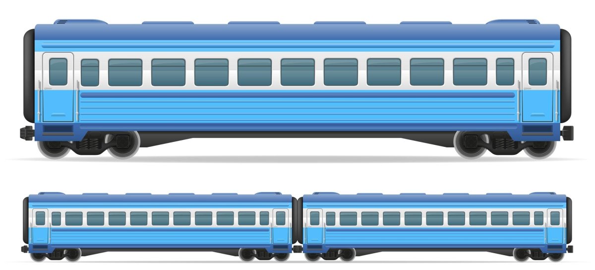 Поезд сбоку вектор