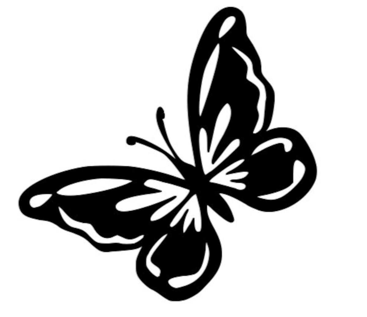 Силуэт бабочки