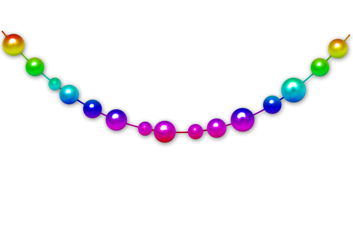 Бусы без фона