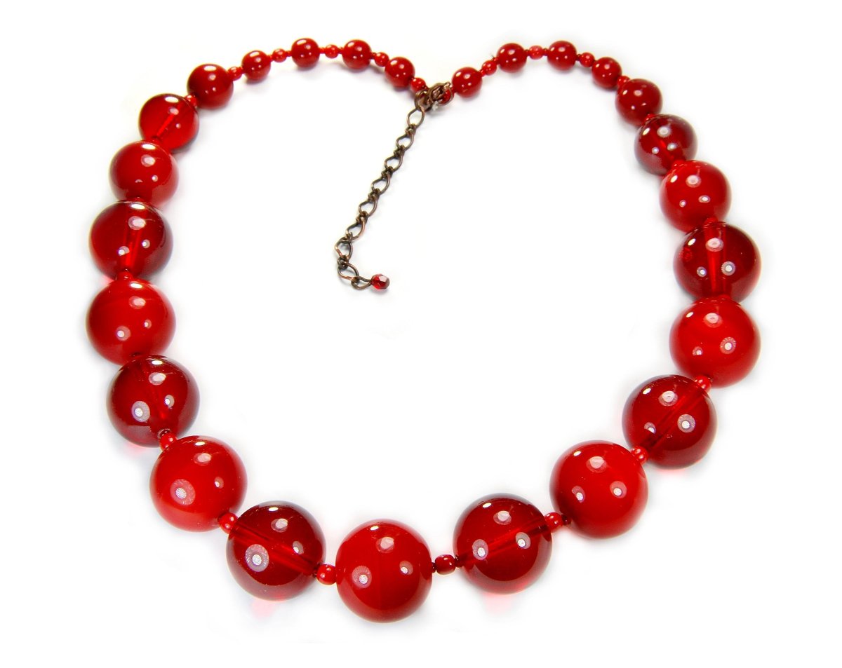 Бусы из крупных бусин