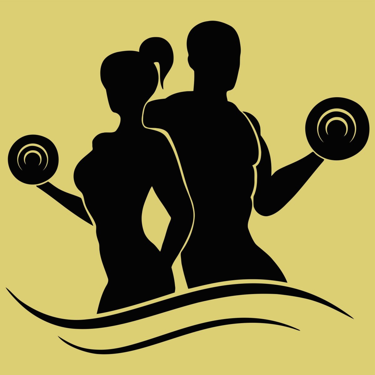 Фитнес силуэт