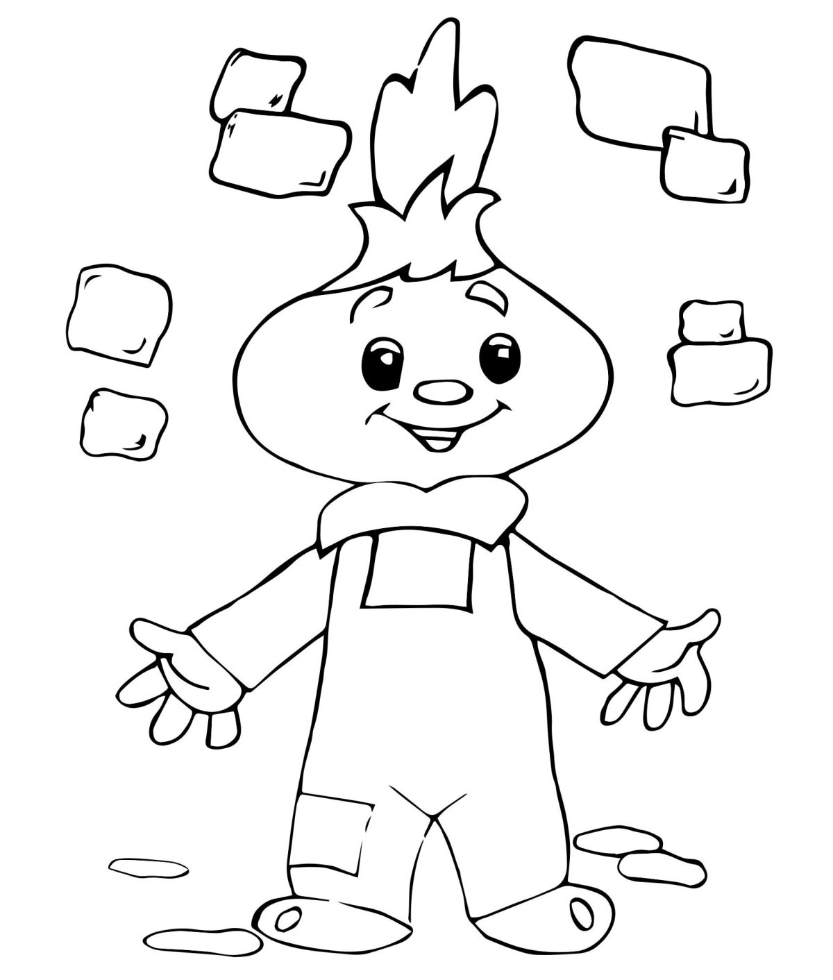 Чиполлино овощи