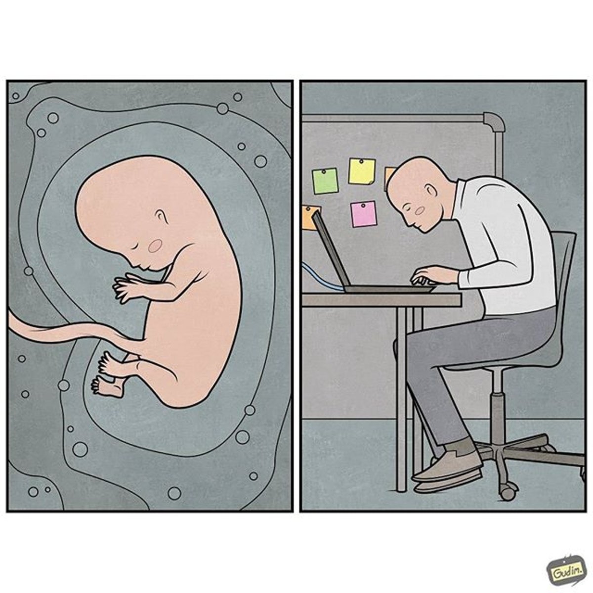 Антон Гудим саркастические иллюстрации