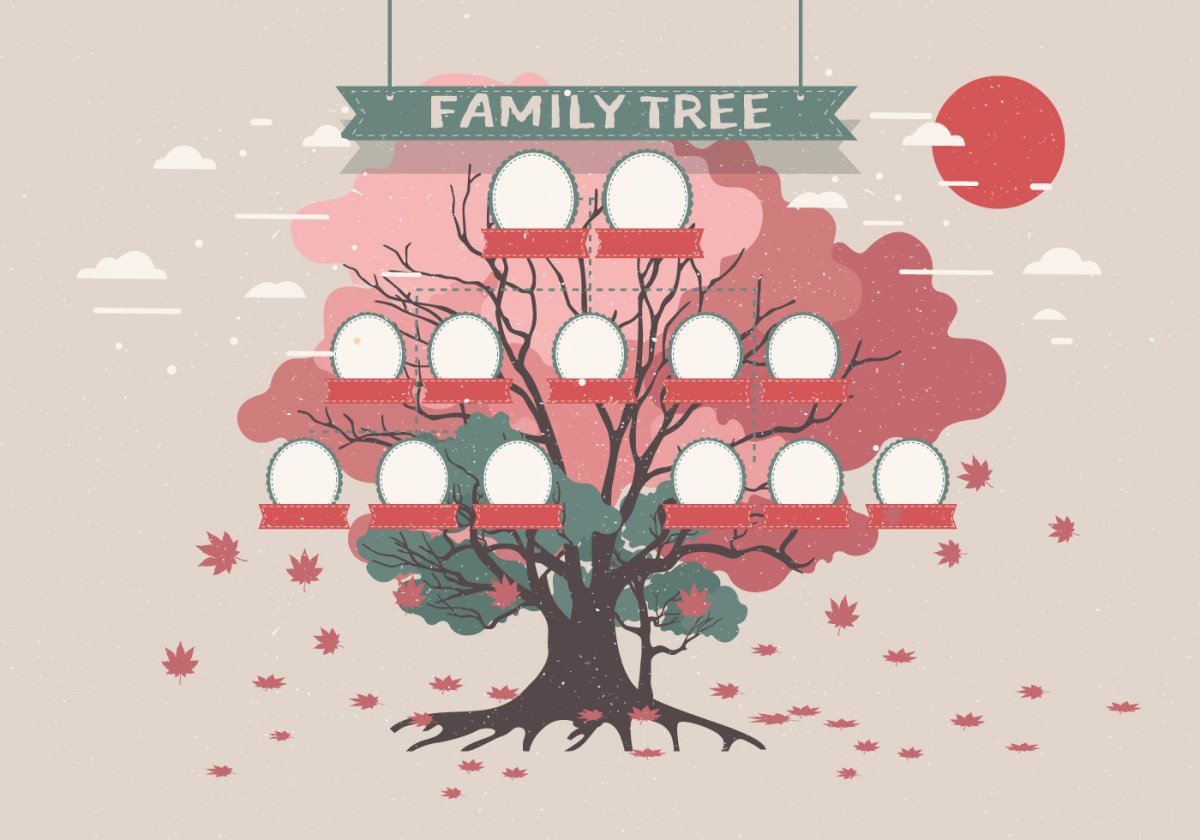 Family Tree шаблон