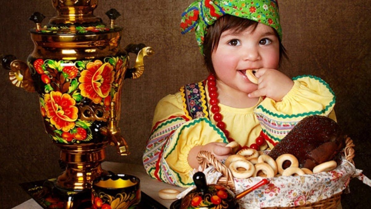 Чаепитие с самоваром