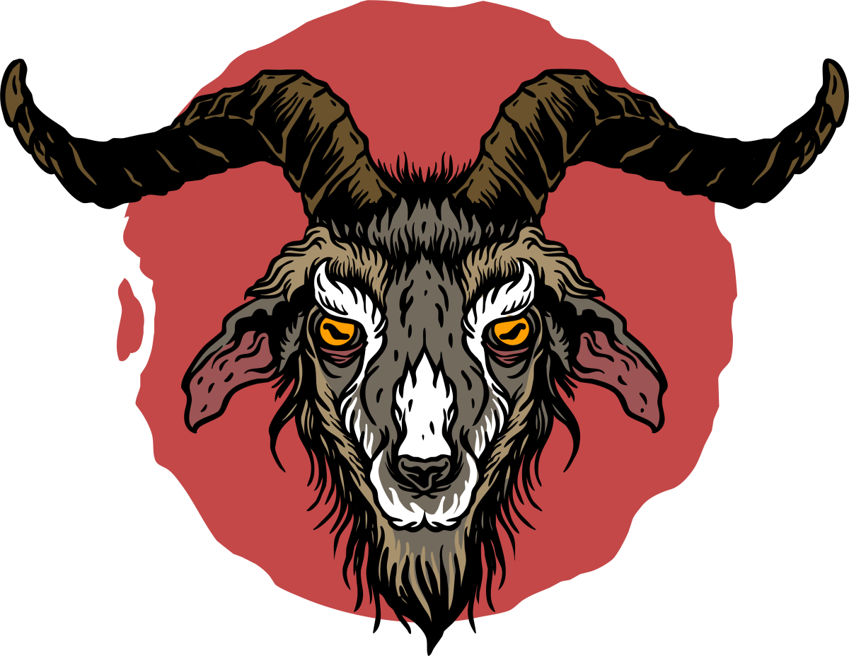 Козёл улыбается