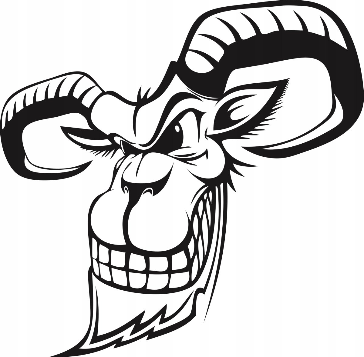 Коза и козел мультяшные