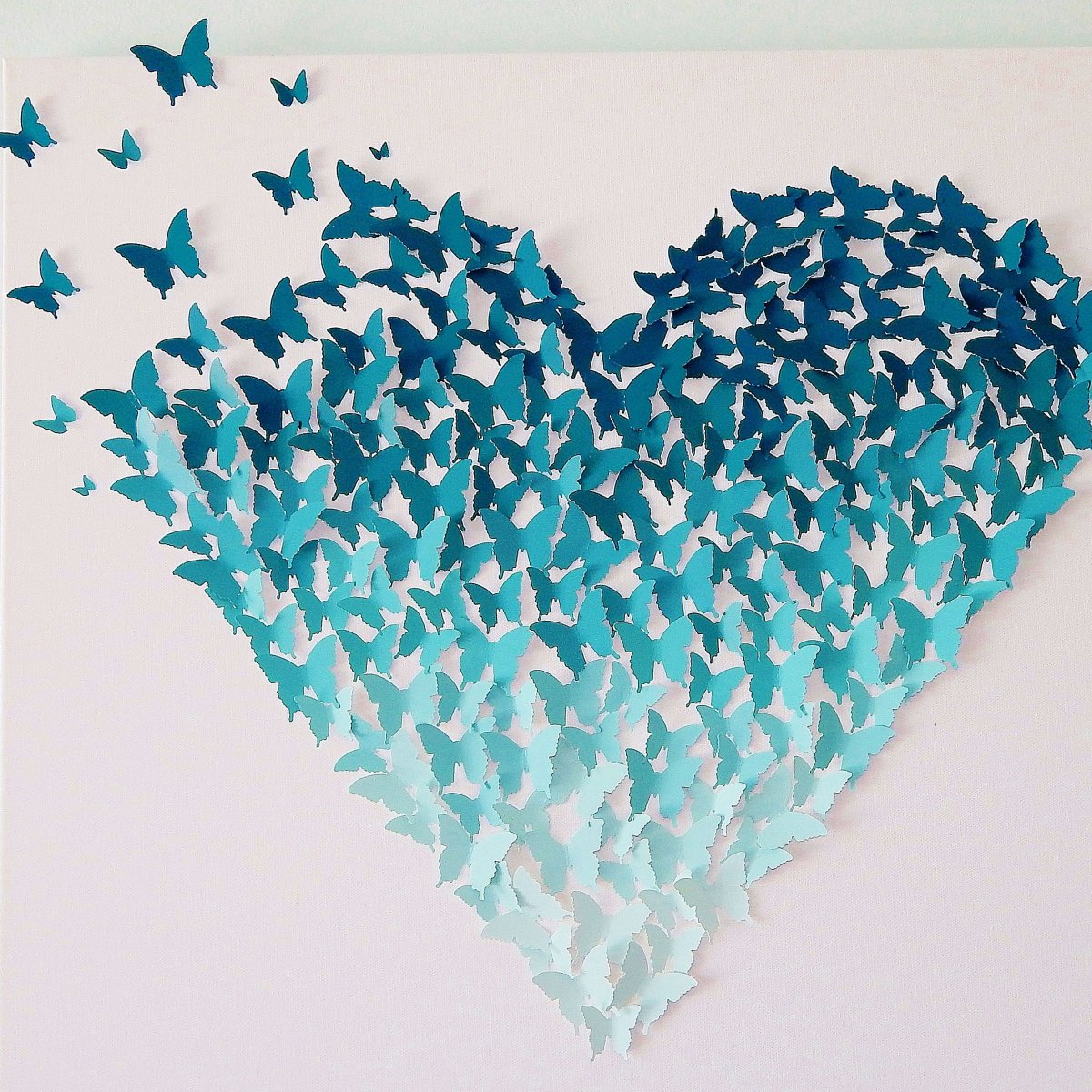 Сердечко из бабочек