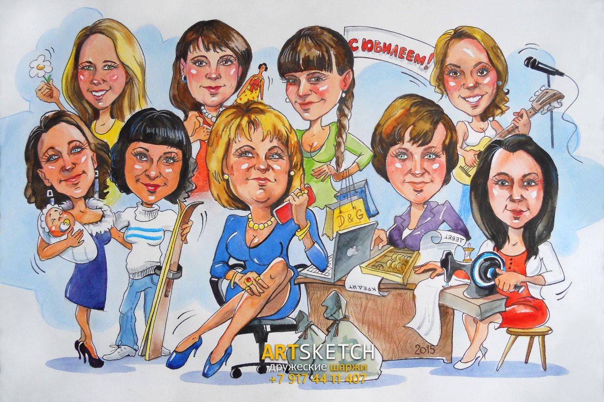 Геннадий Хазанов дружеские шаржи