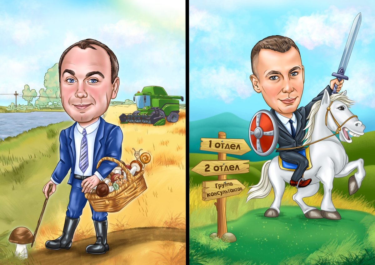 Парикмахер мультяшный