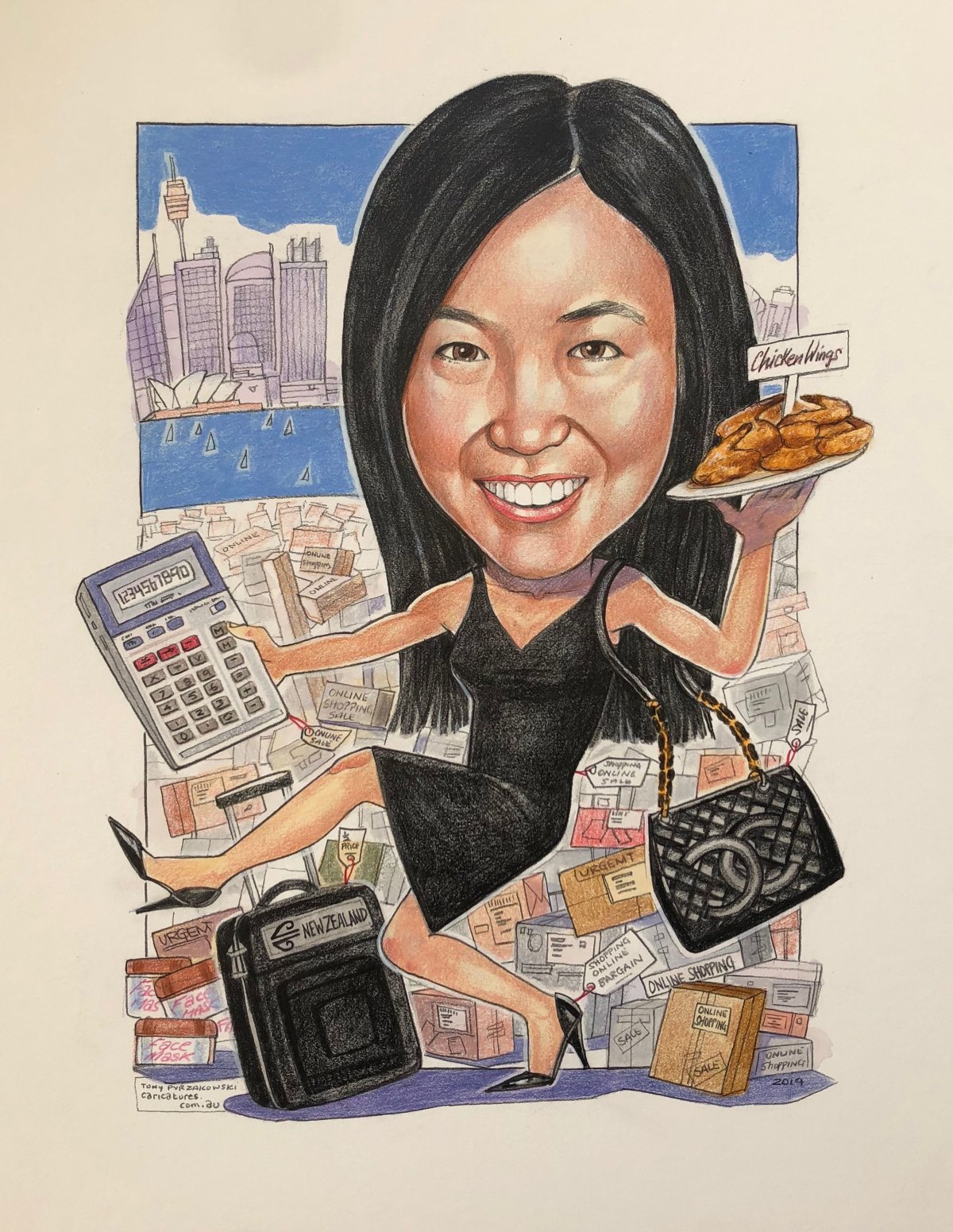 Шарж для начальника с коллективом смешной