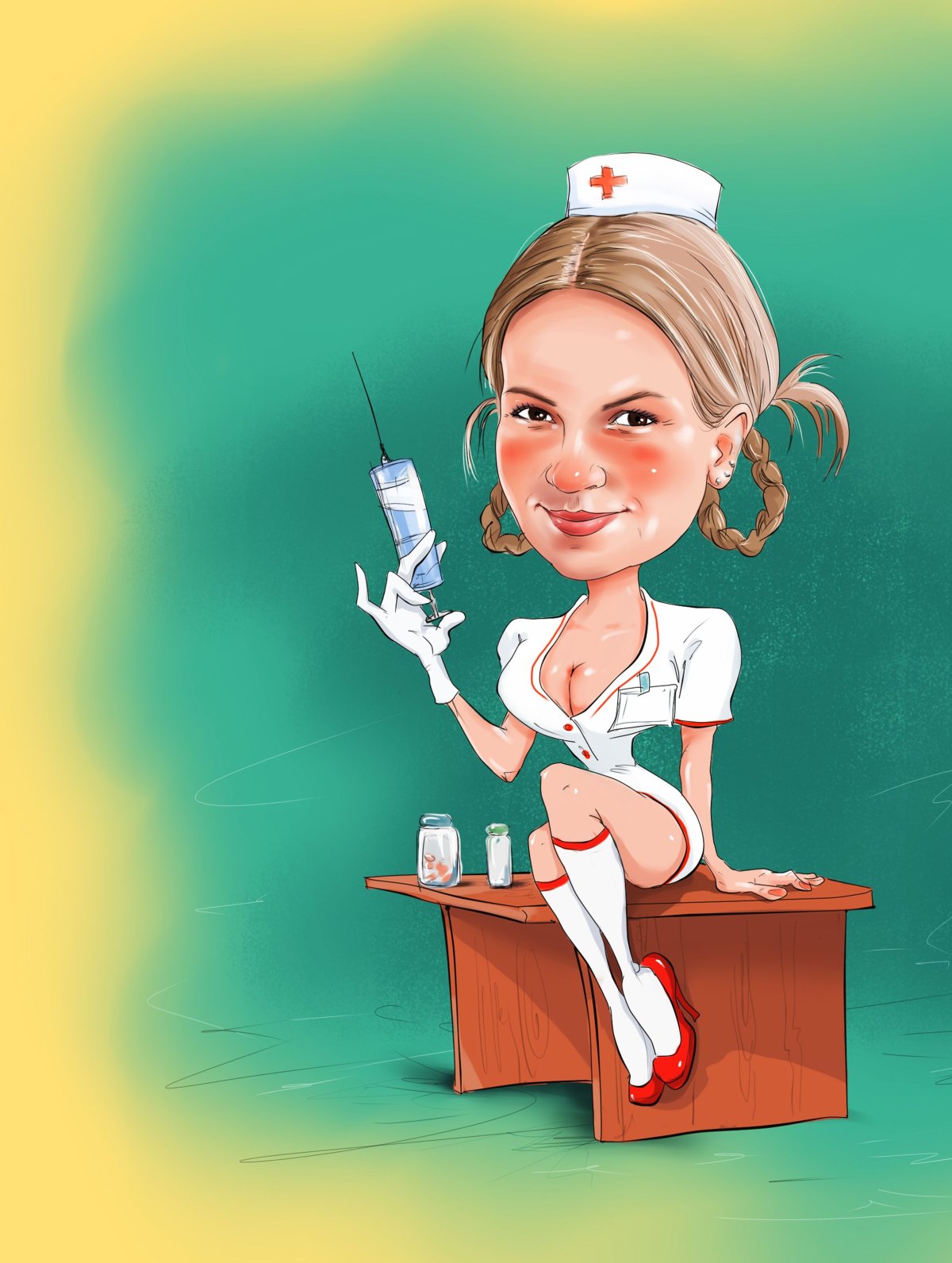 Шарж мужчина