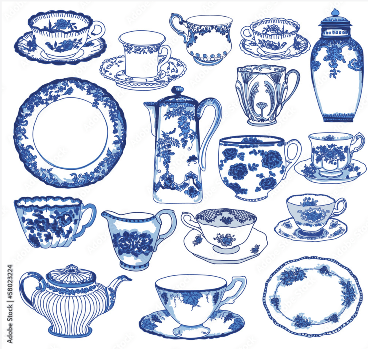 Сервиз красавица и чудовище Дисней