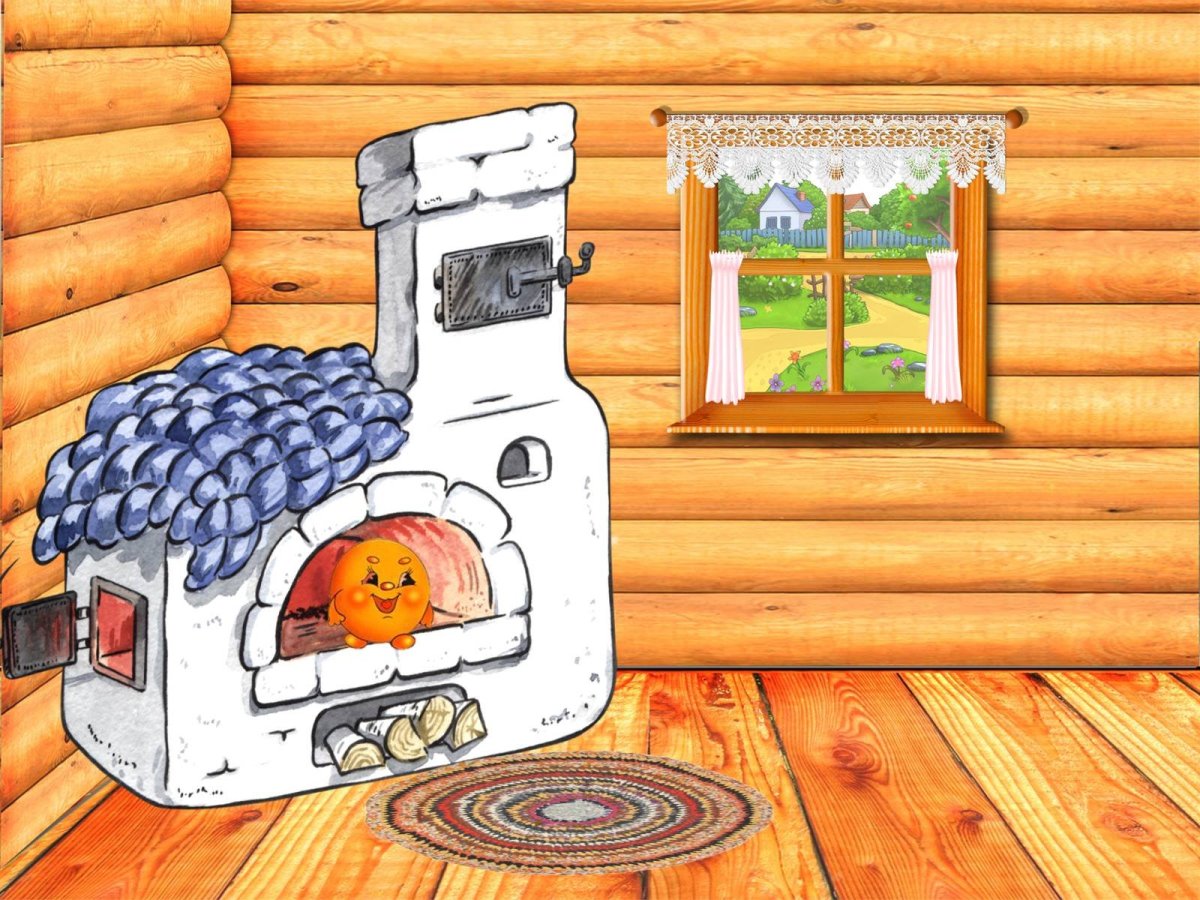 Русская печь вектор