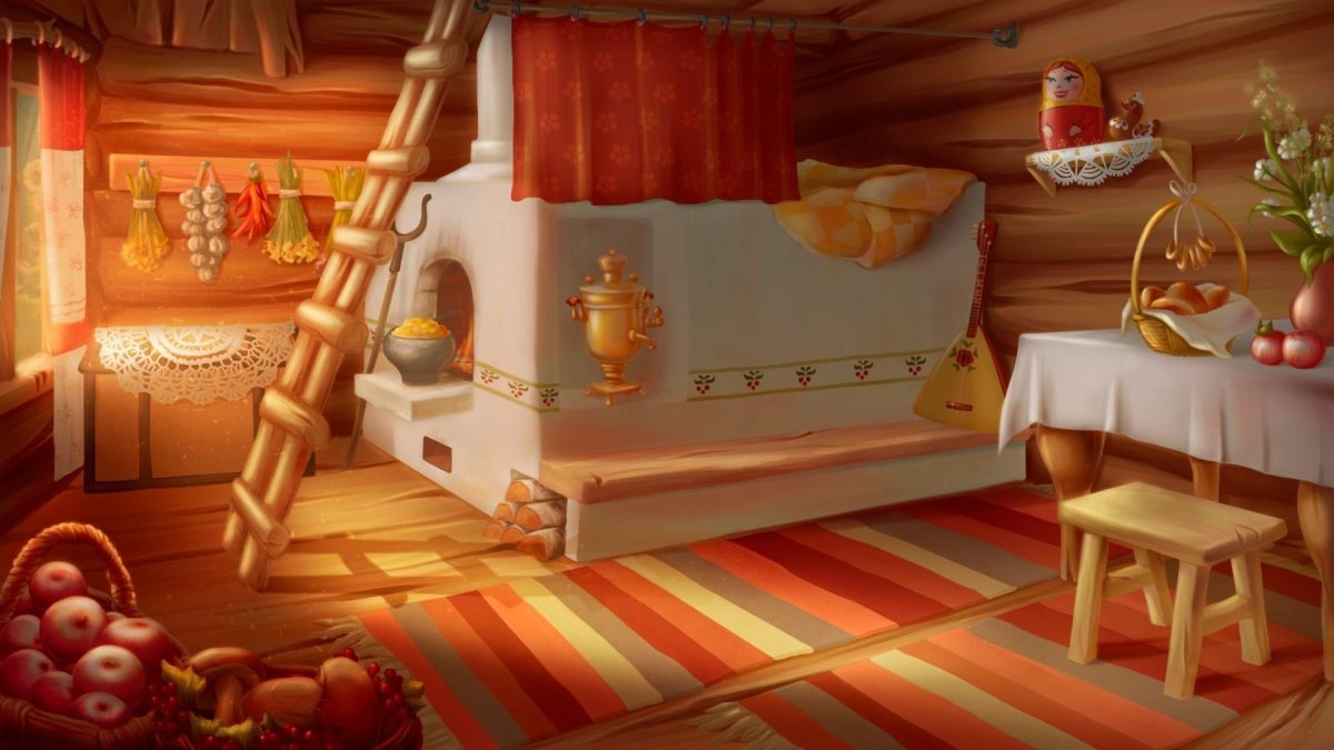 Декорации русской избы