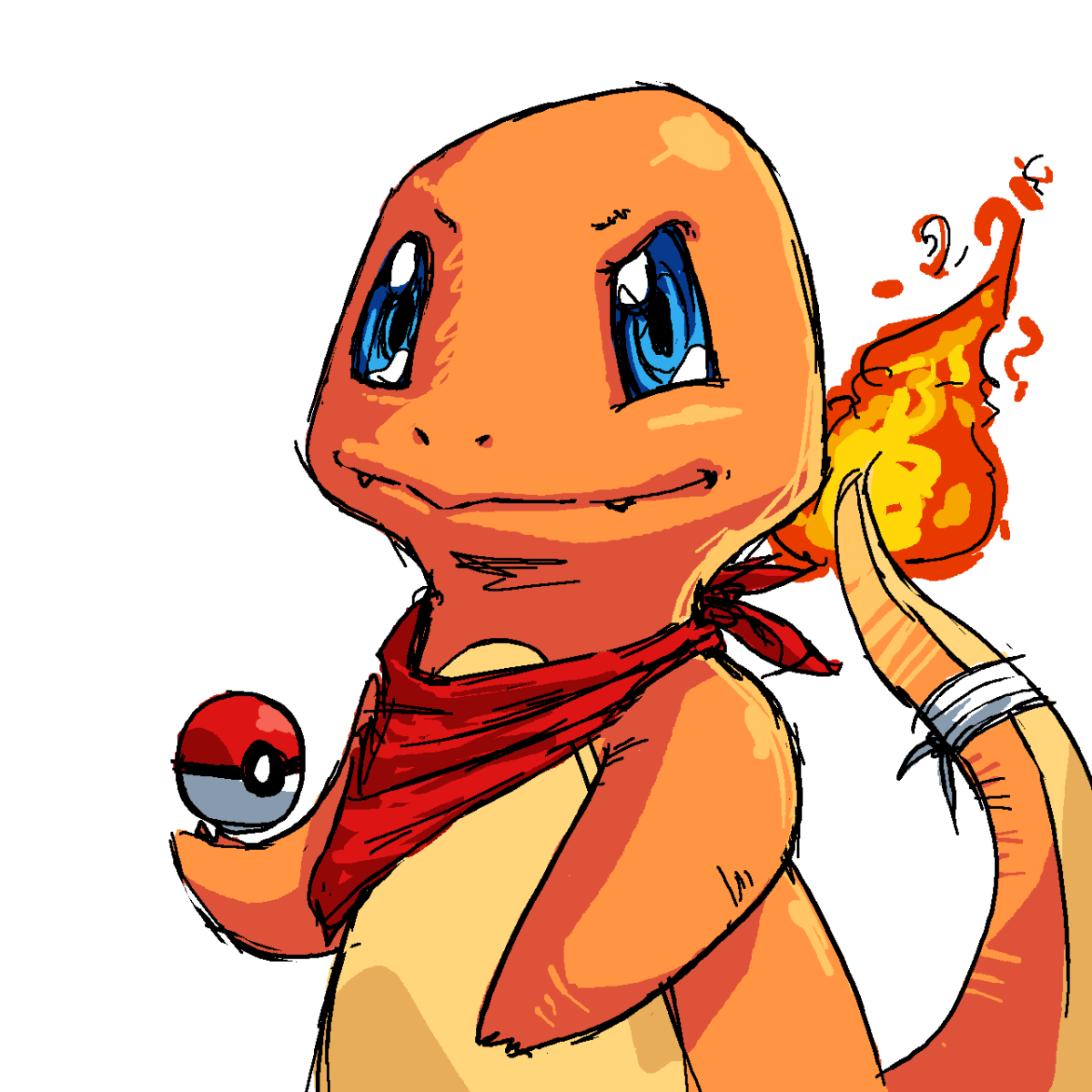 Покемон Чармандер арт