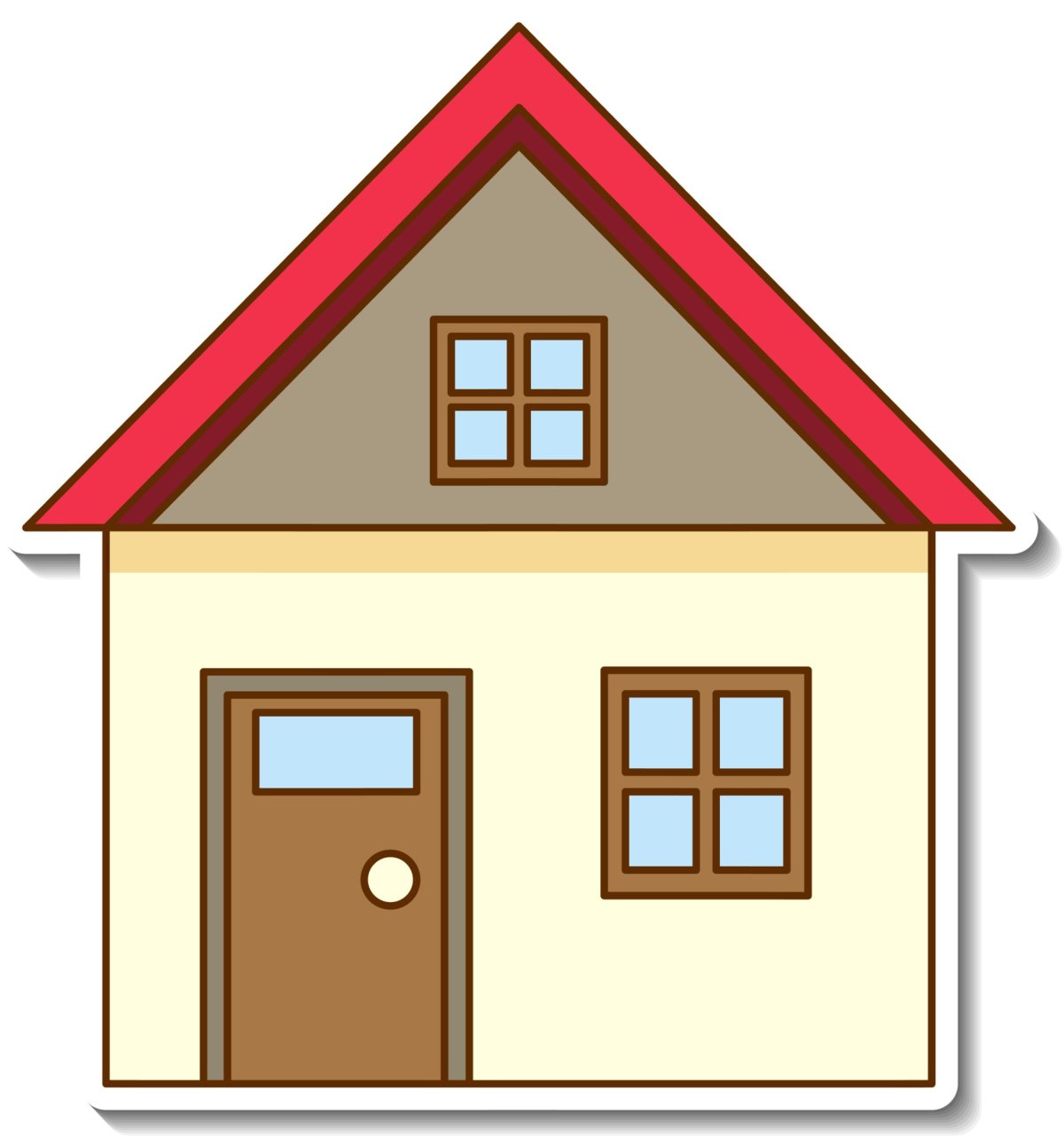 Нарисовать домик одной линией