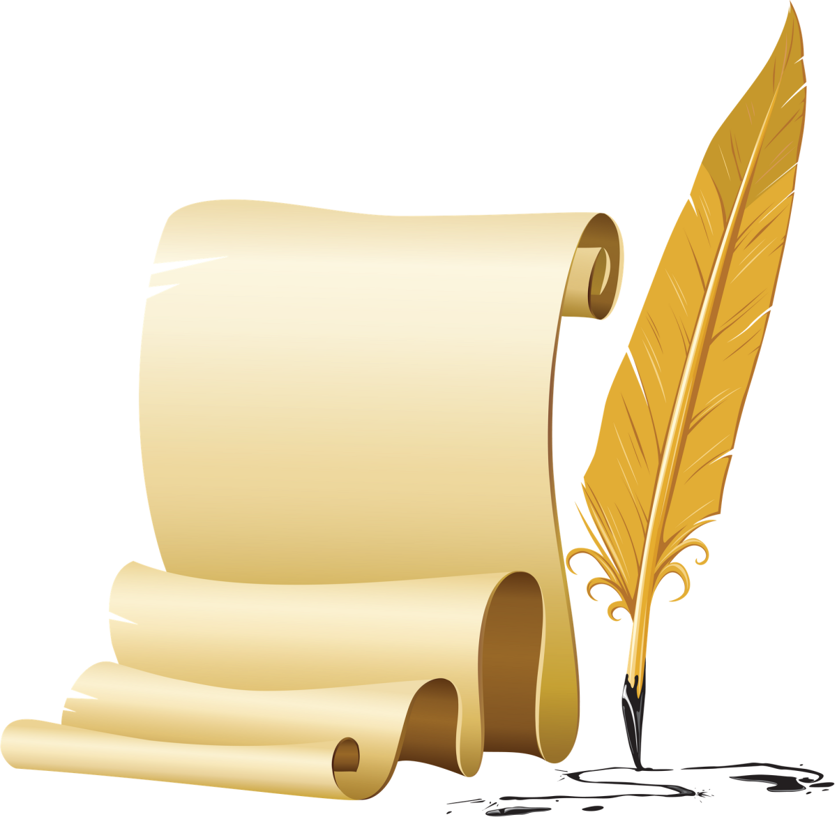 Перо и лист