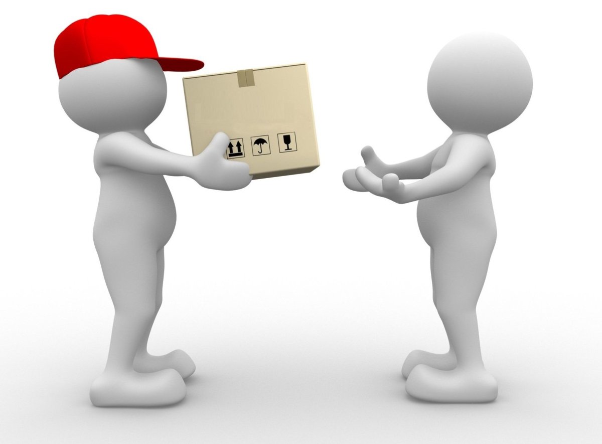 Человечки передача товара